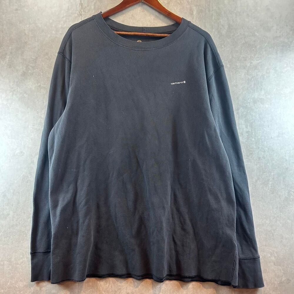 Carhartt Men's Black and Grey Shirt